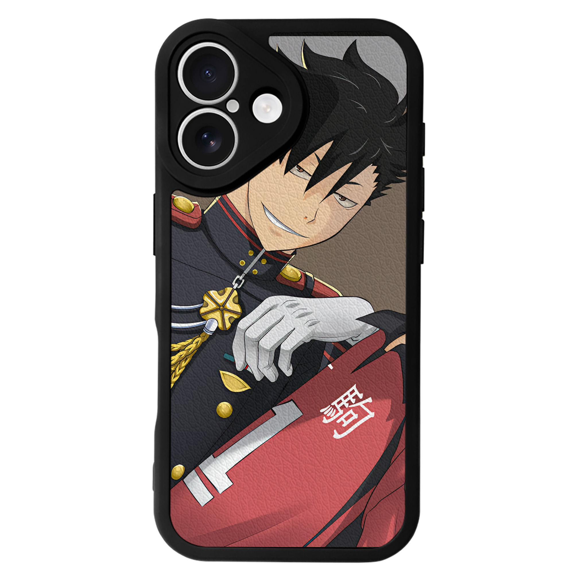 （画像用） ハイキュー!! Haikyu!! 【iPhone 16シリーズ対応】シリコンスマホケース（レザー調） 材質：シリコン